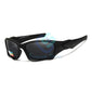 Active Sports Cycling Sunglasses - BLACK GRAY - Save 30%