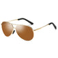 Classic Fashion Driving Sunglasses - GOLD BROWN - Save 30%
