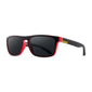 Classic Retro Driving Sunglasses - BLACK RED - Save 25%