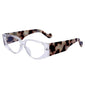 Retro Squared Fashion Sunglasses - CAMO CLEAR - Save 30%