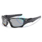 Active Sports Cycling Sunglasses - BLACK PC CLEAR - Save 30%