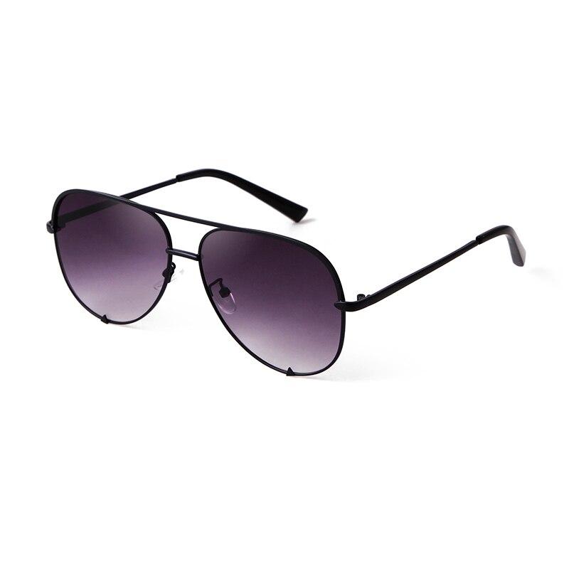 Aviation Pilot Oversized Sunglasses - BLACK GRAY - Save 30%