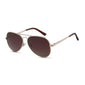Aviation Polarized Kids Sunglasses - GOLD BROWN - Save 30%