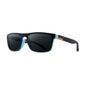 Classic Retro Driving Sunglasses - BLACK BLUE - Save 25%