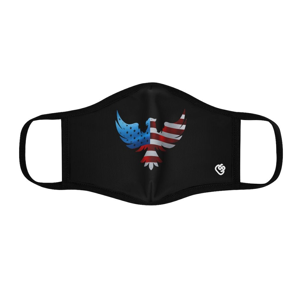 Fitted Polyester Face Mask - BLACK BLACK / One Size