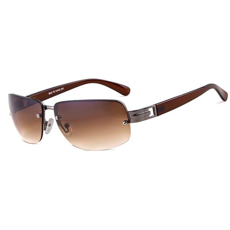 Luxury Rectangle Driving Sunglasses - BROWN BROWN - Save 25%