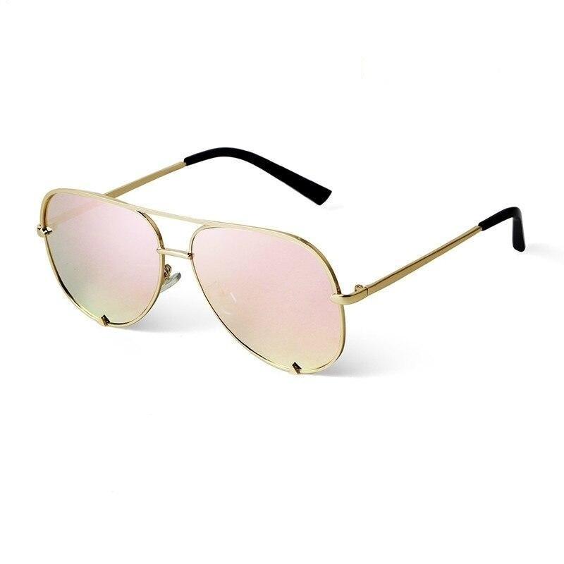 Pilot Flat Top Sunglasses - GOLD PINK - Save 25%