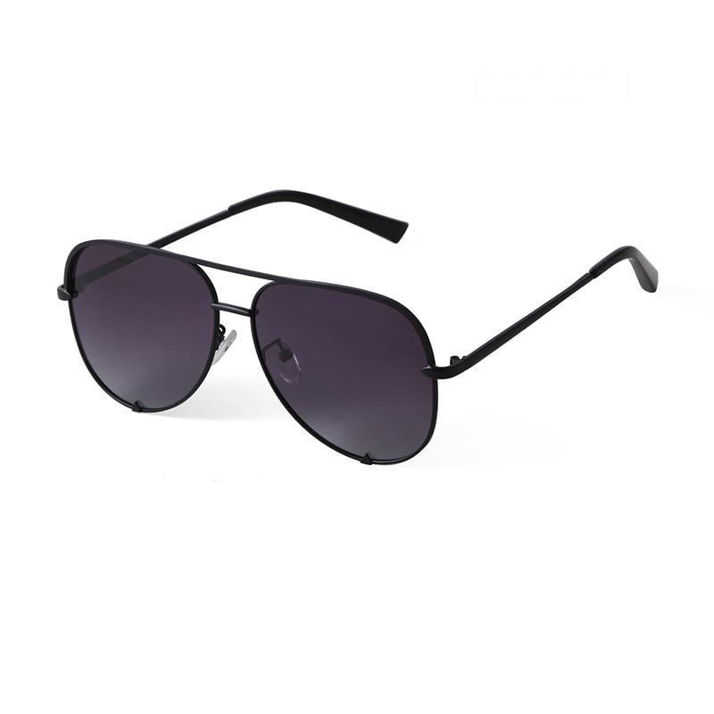 Pilot Flat Top Sunglasses - POALRIZED GRAY - Save 25%