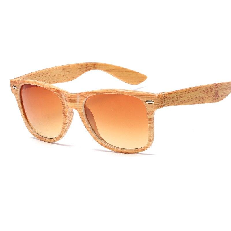 Retro Bamboo Style Sunglasses - BEIGE SUNSET - Save 25%