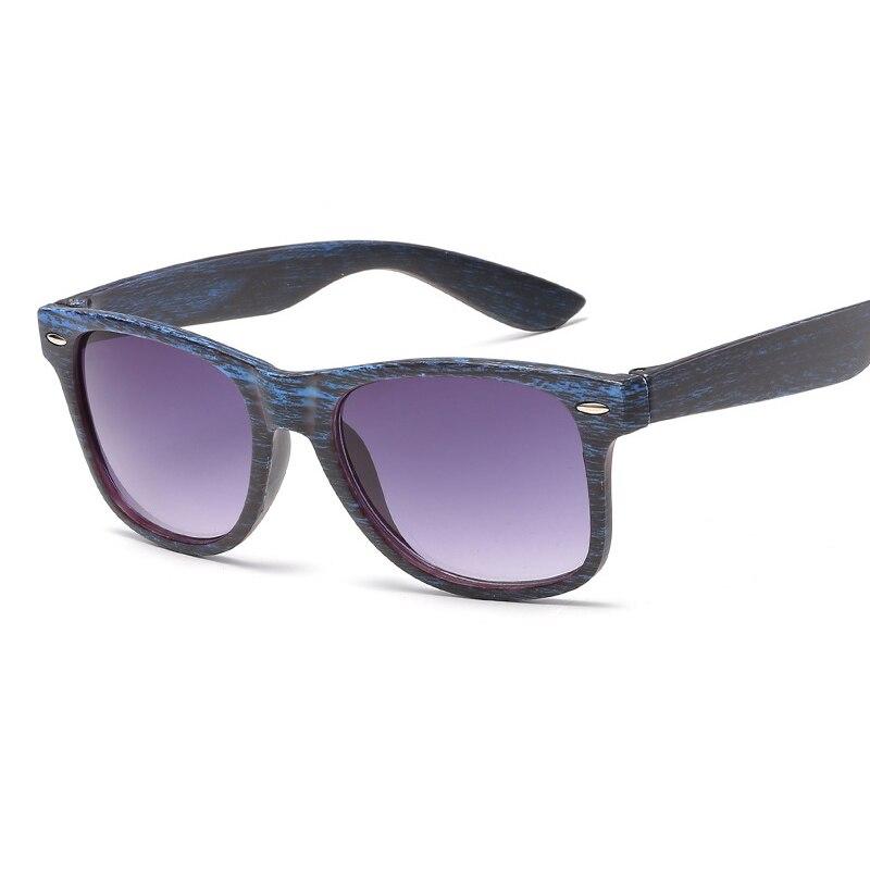 Retro Bamboo Style Sunglasses - BLUE DARKNESS - Save 25%
