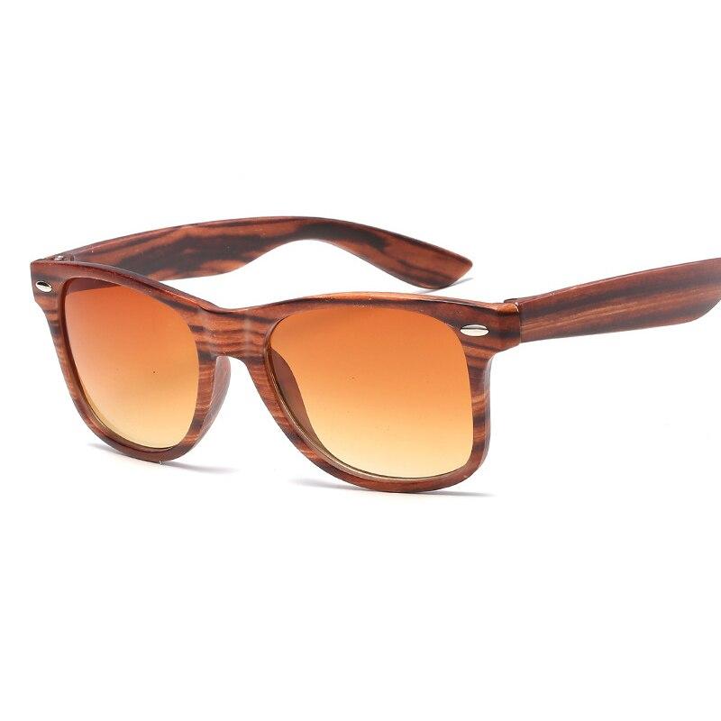Retro Bamboo Style Sunglasses - BROWN SUNSET - Save 25%