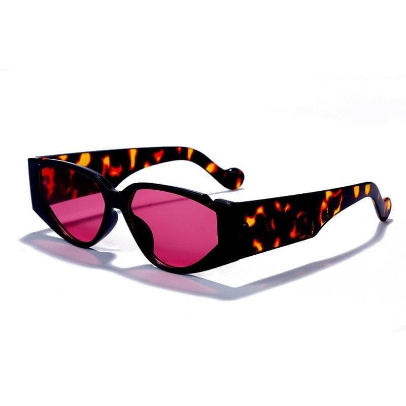 Retro Squared Fashion Sunglasses - TORTOISE PINK - Save 30%