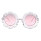 Round Flower Kids Sunglasses - SPARKLE PINK - Save 30%