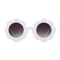 Round Flower Kids Sunglasses - WHITE GRAY - Save 30%
