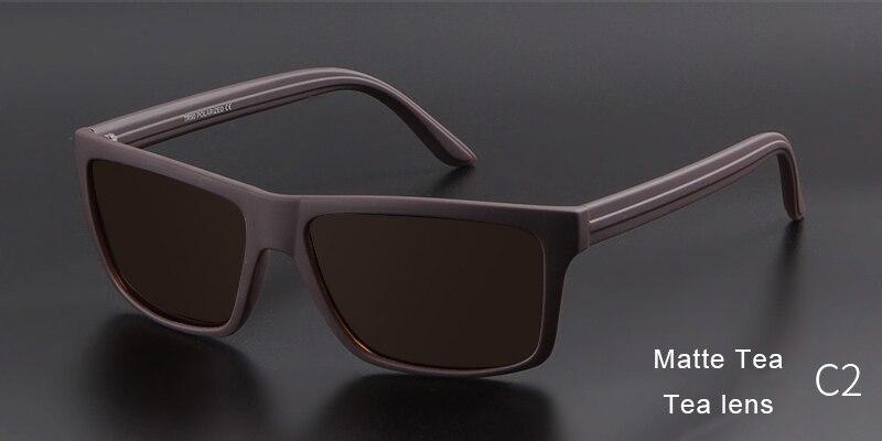Vintage Fashion Polarized Sunglasses - MATTE BROWN - Save 