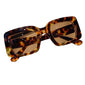 Vintage Oversized Square Sunglasses - TORTOISE BROWN - Save 