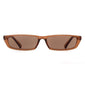 Vintage Small Rectangular Sunglasses - BROWN BROWN - Save 